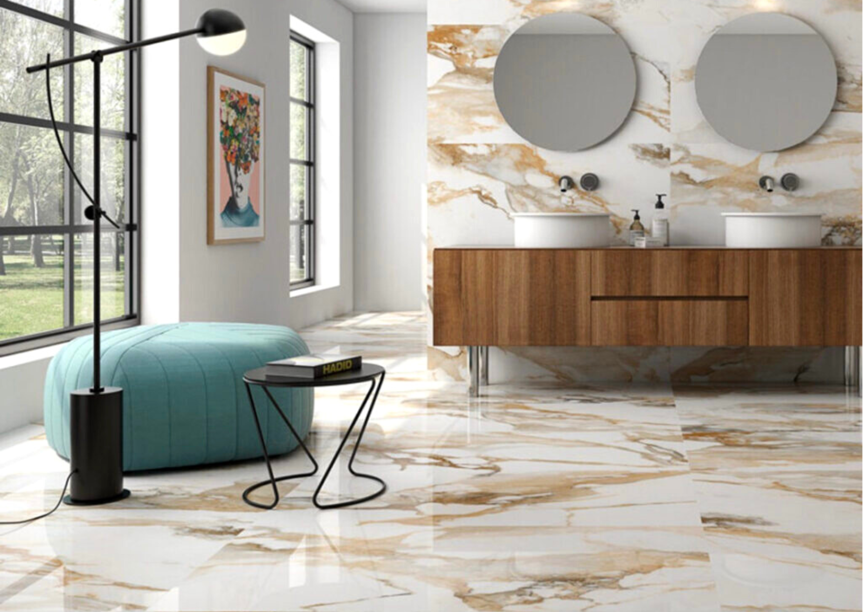 How to Give Any Surface the Faux Marble Print Look