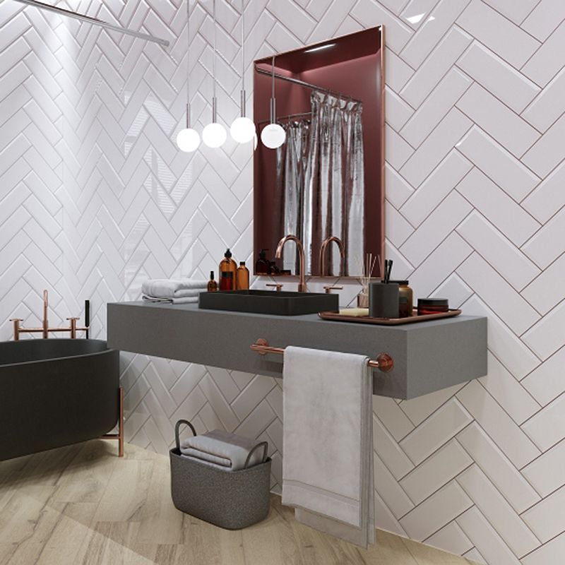 Pristine Metro White Wall Tiles - Click to view