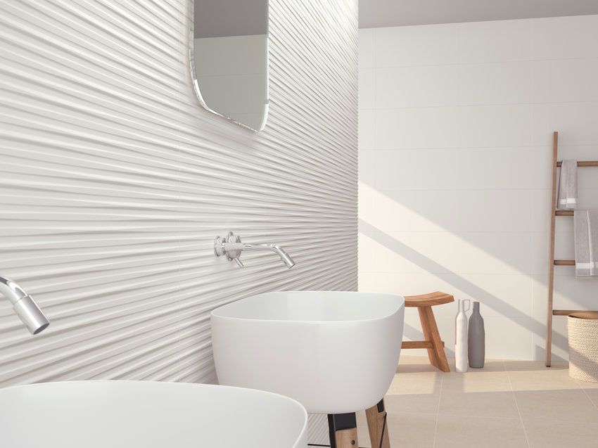 Cornwall Rectified White Matt Feature Wall Tile - Click to view