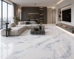 Super Statuario Mercury Blue polished porcelain floor and wall tiles 30x60cm blue marble effect high gloss rectified tile